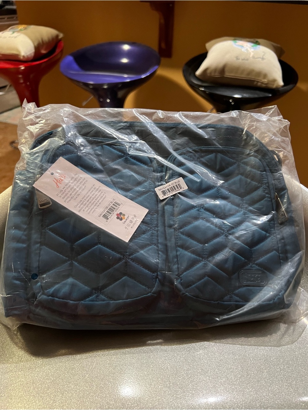 Lug Rider Crossbody in Ocean Bkue NWT